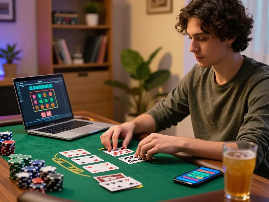 Engaging gameplay on New88 com while participating in live blackjack online