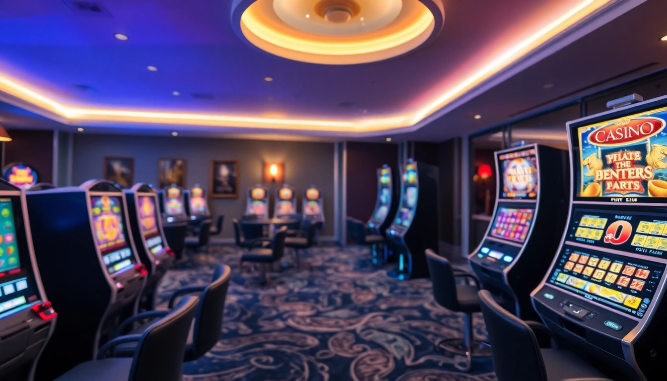 Spiele im Casino ohne Anmeldung: Lebendige Spielautomaten und einladende Atmosphäre für unvergesslichen Spaß.