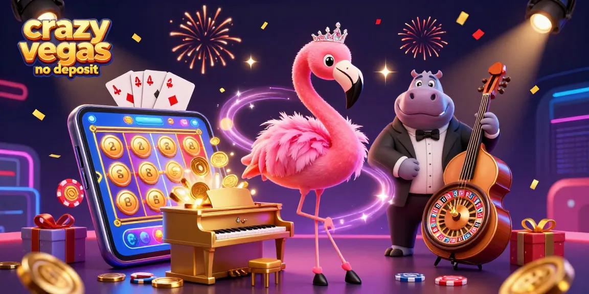Start winning with crazy vegas no deposit bonuses featuring vibrant cartoon casino elements.