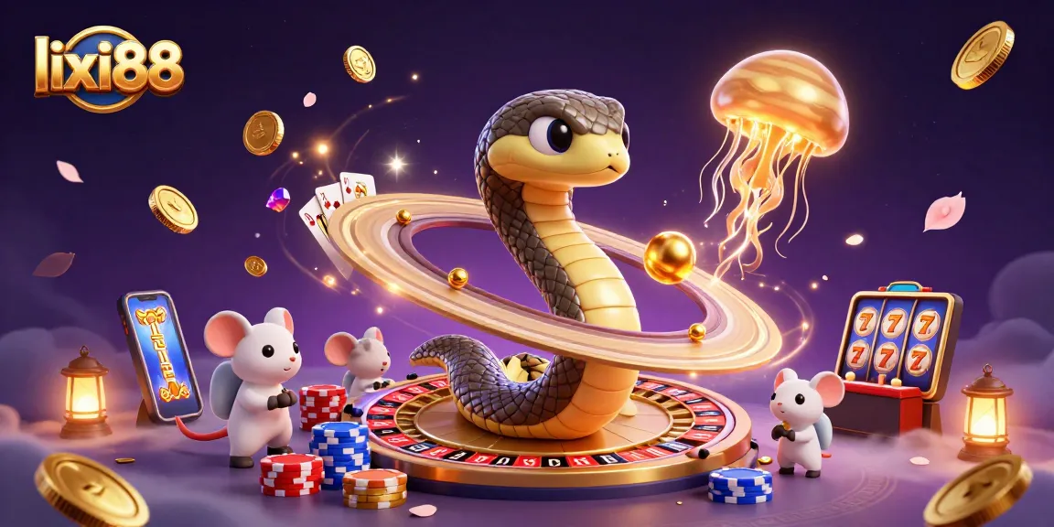 Experience thrilling gameplay with lixii88, featuring colorful casino elements and vibrant 3D characters.