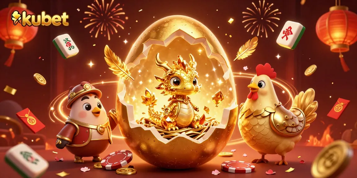 Play with kubet's dazzling golden dragon at a vibrant online casino experience
