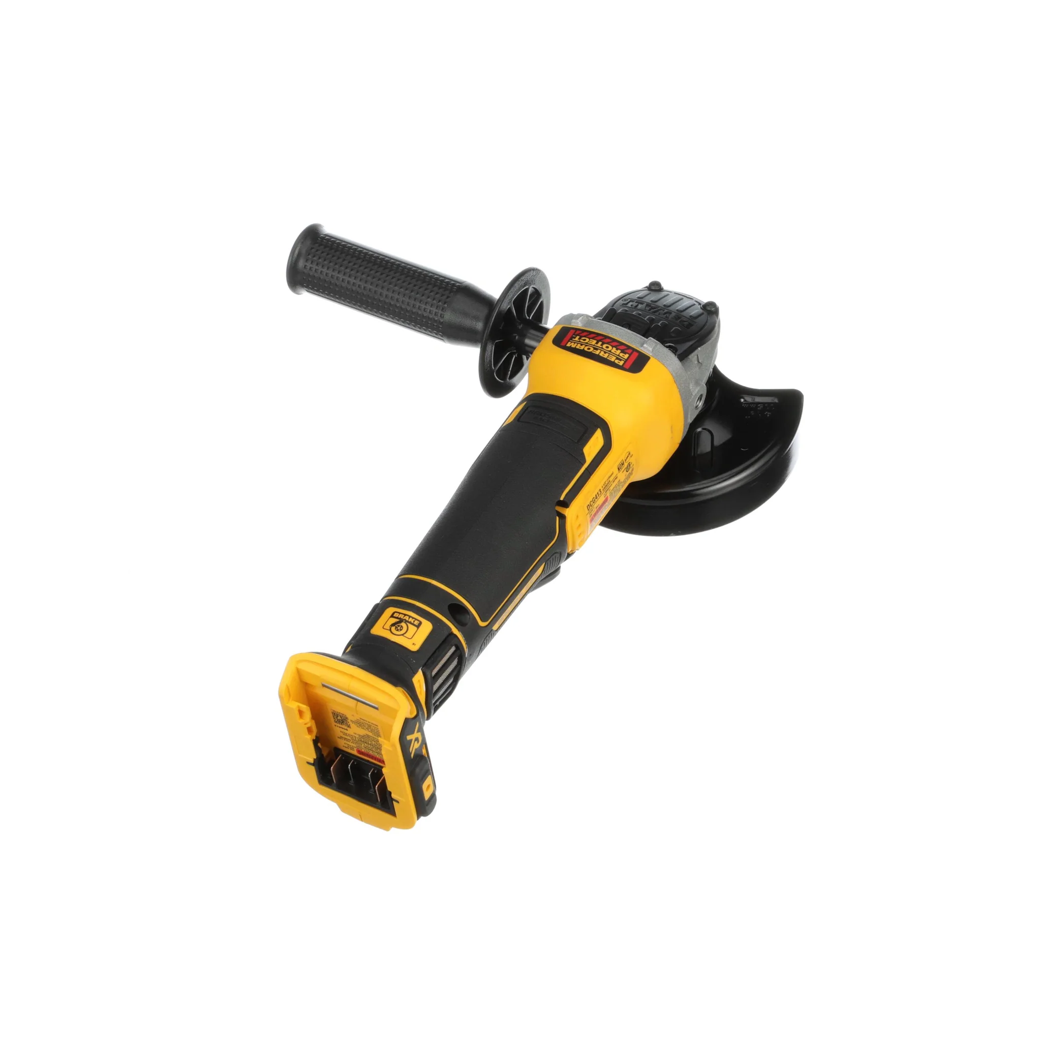 Einfaches Handling mit dem DeWALT Winkelschleifer