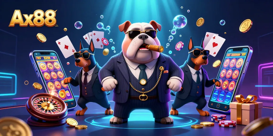 Spin to win with Ax88's action-packed slot games and vibrant casino atmosphere.