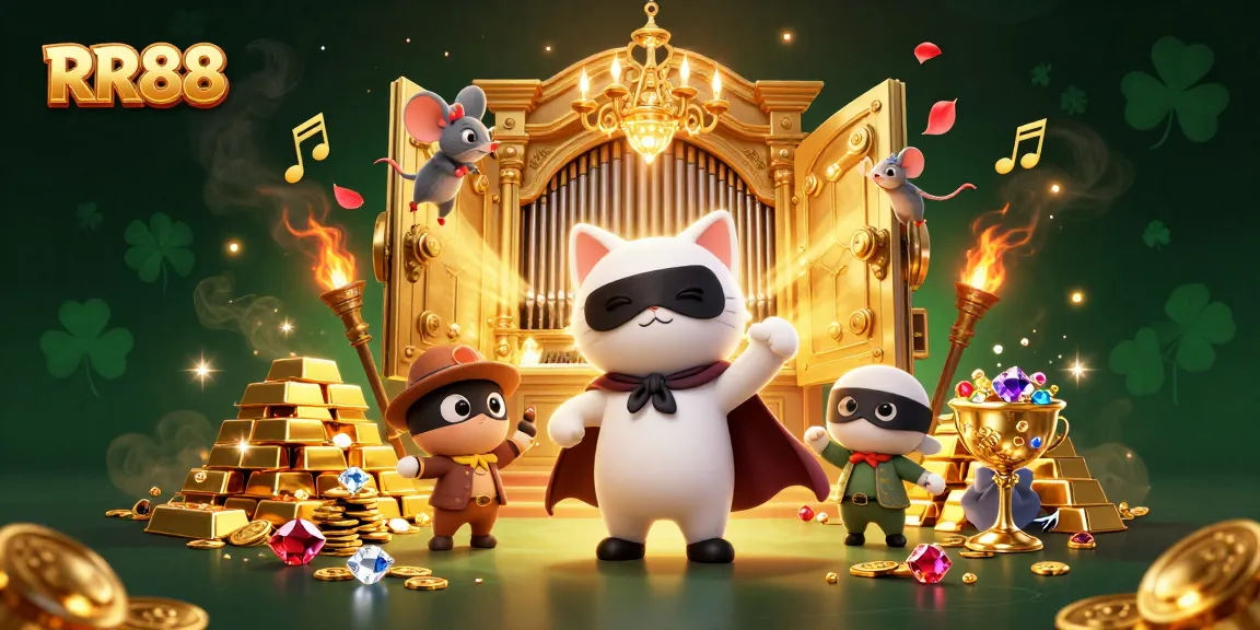 Experience RR88's dynamic gaming atmosphere with enchanting characters and wealth elements.
