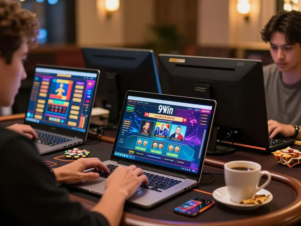 Engaging gameplay on 99win casino, showcasing live dealer action and modern online setup