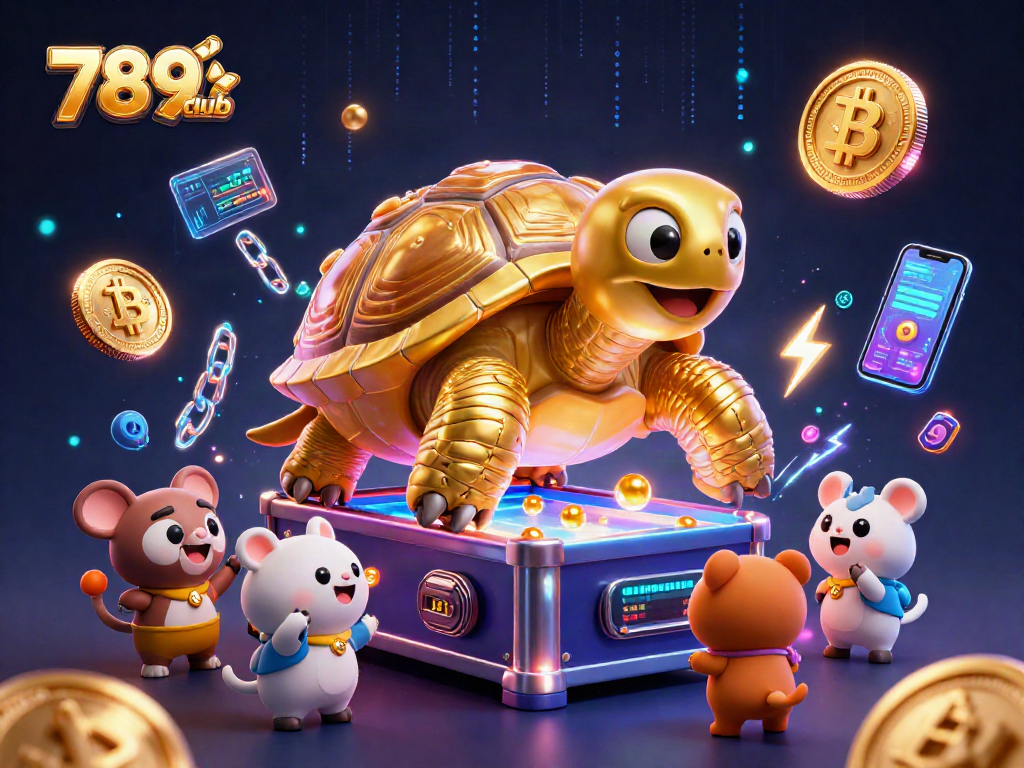 Experience the excitement of 789club with animated characters and vibrant casino elements.