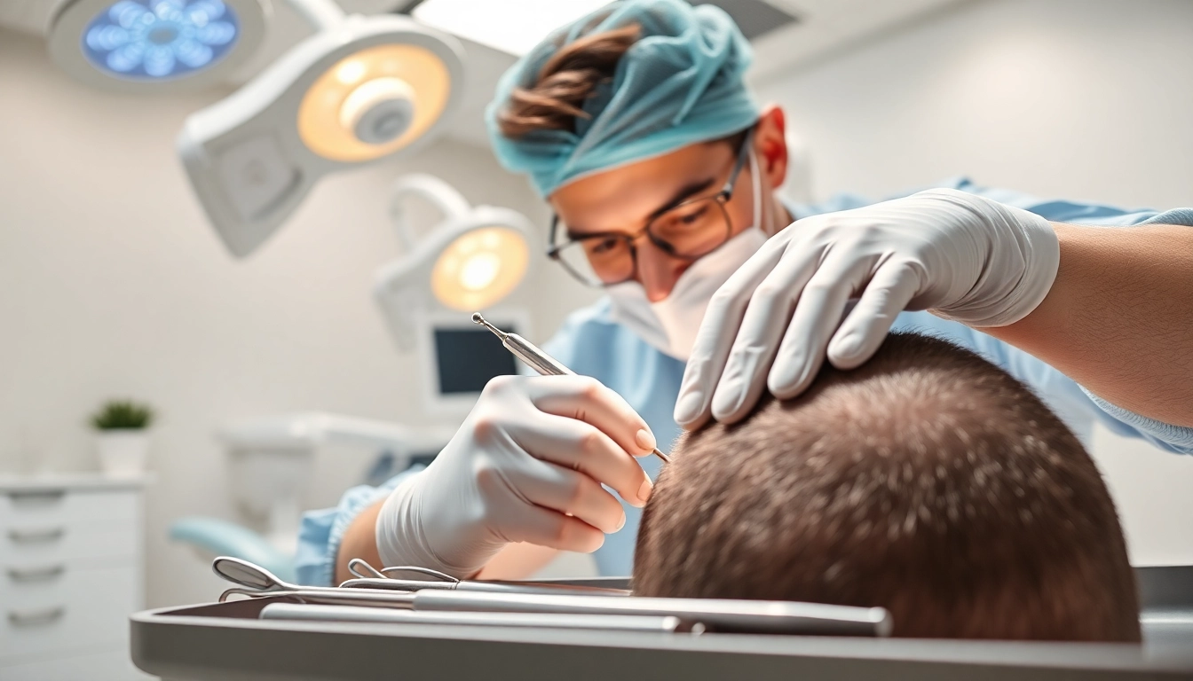 Fachkundige Haartransplantation Türkei von einem erfahrenen Chirurgen in einer modernen Klinik
