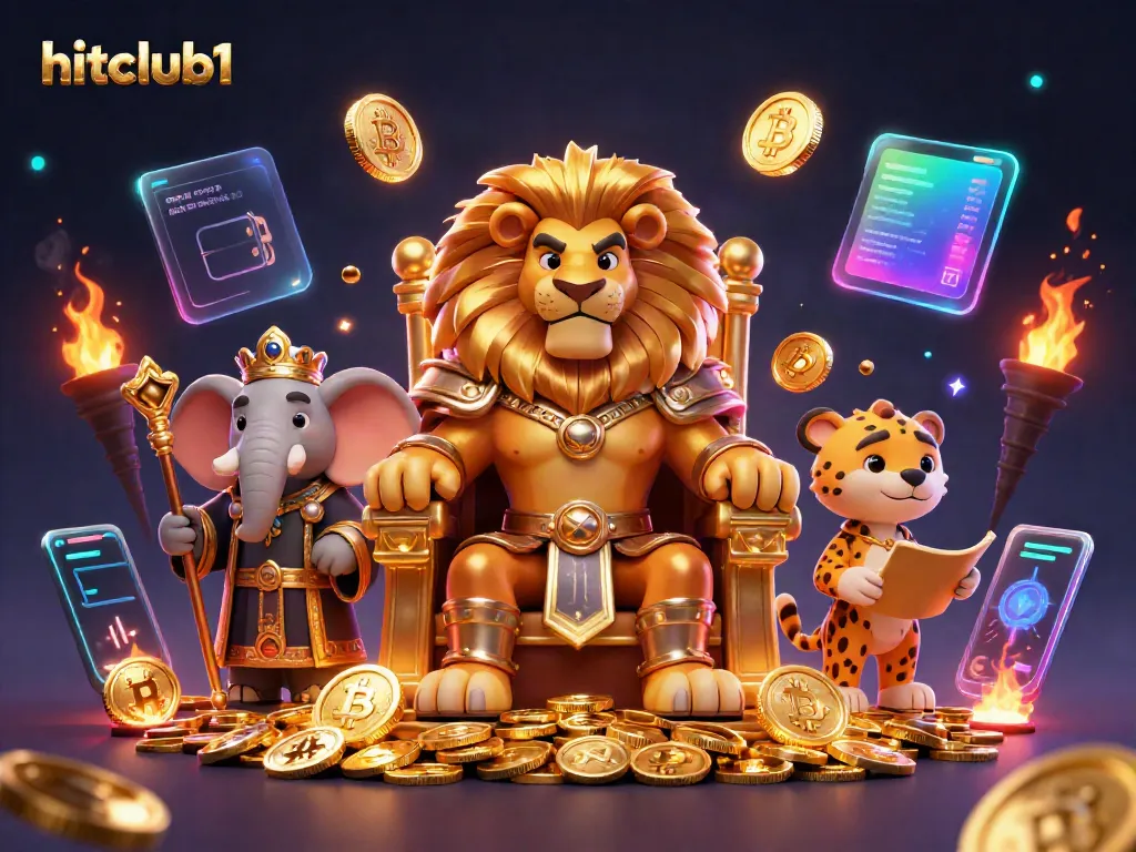 Engage with hitclub1's dynamic casino adventure featuring vibrant characters and rich gaming elements.