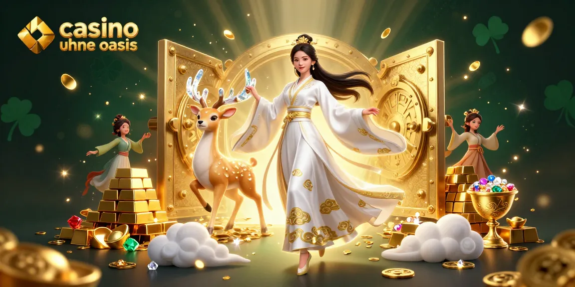 Experience the thrill of casino ohne oasis with captivating games and visuals in this dazzling scene