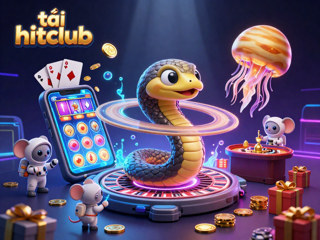 Place bets on cosmic roulette with tải hitclub in this engaging gambling scene.