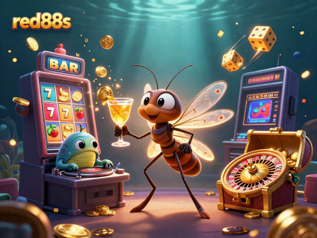 Experience excitement at red88s with vibrant casino characters and stunning jackpot visuals