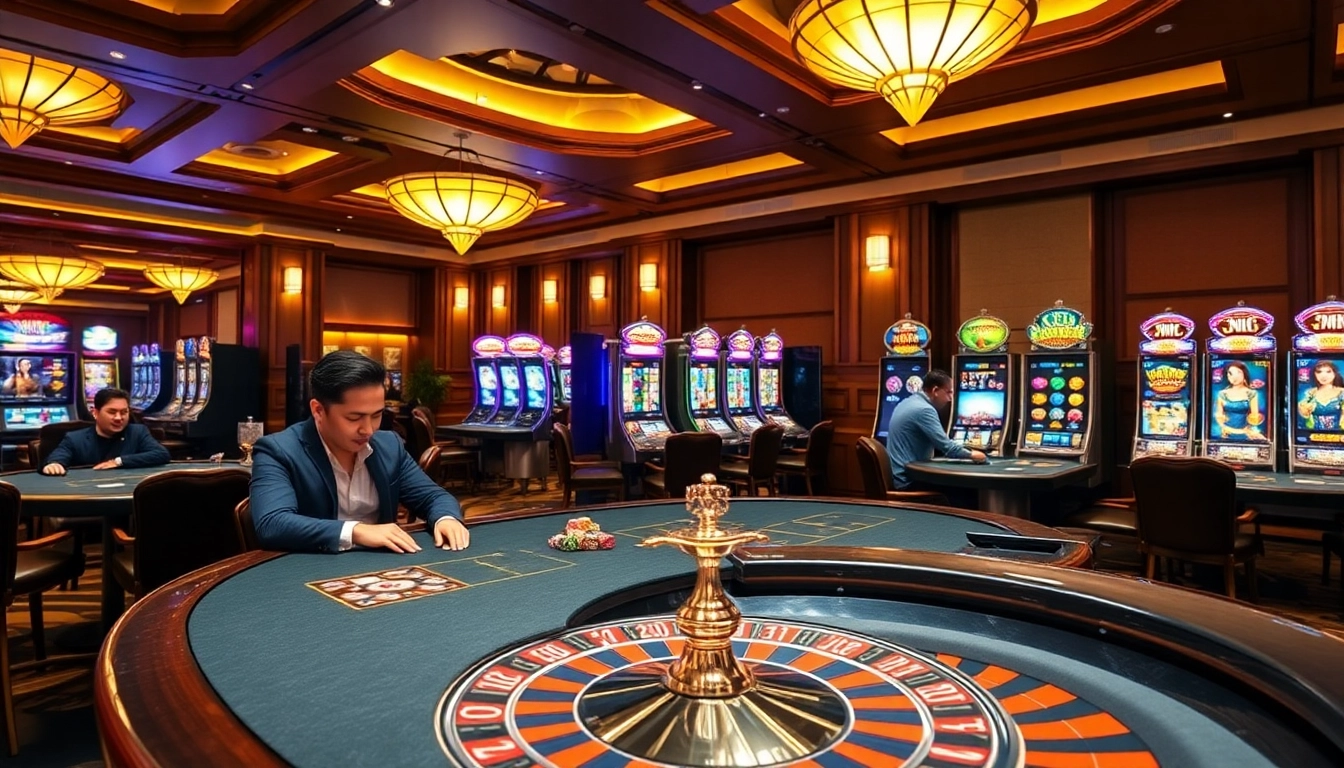 Experience the thrill of gambling at https://789winjj.com/ with vibrant casino tables and action!
