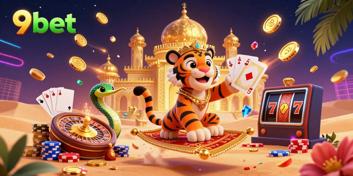 Experience thrilling gameplay at 9bet with a vibrant scene showcasing live casino elements and winning opportunities.