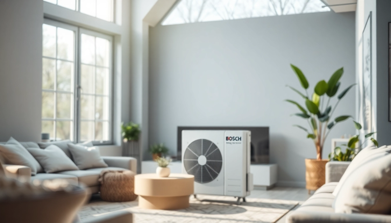 Optimizing energy efficiency with wärmepumpe bosch in a modern home environment.