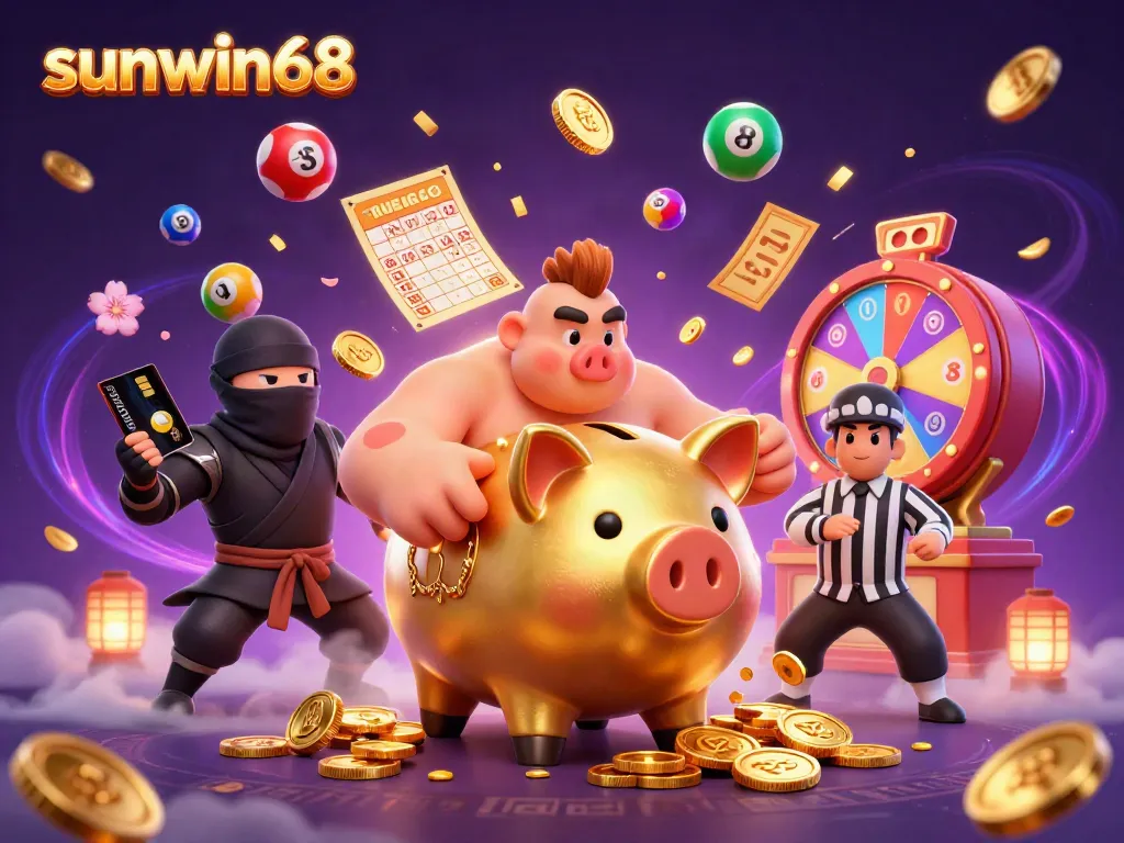 Experience the excitement of sunwin68 with dynamic characters and vibrant gaming elements.