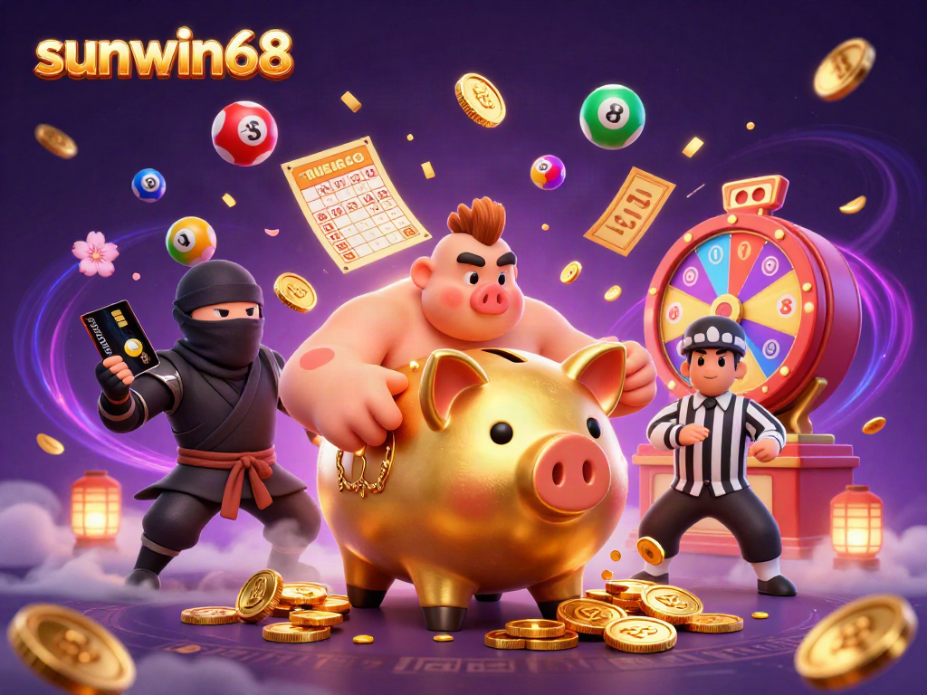 Experience the excitement of sunwin68 with dynamic characters and vibrant gaming elements.