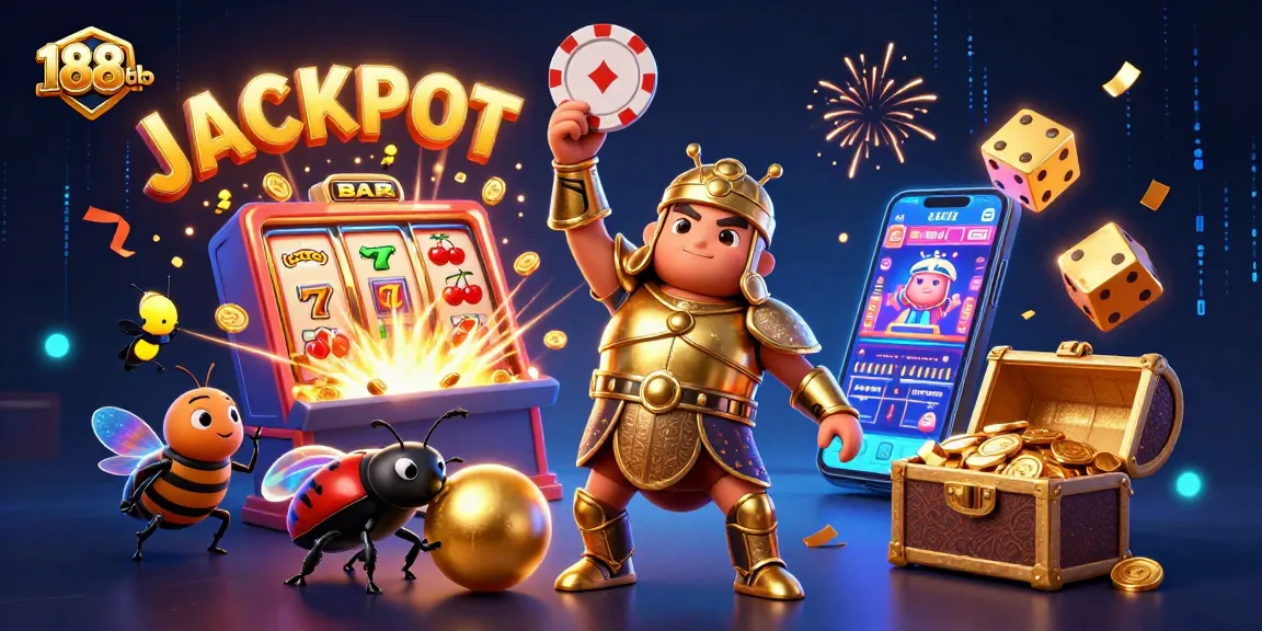 Engage with thrilling gameplay at 188loto, featuring a powerful beetle champion and jackpot excitement.