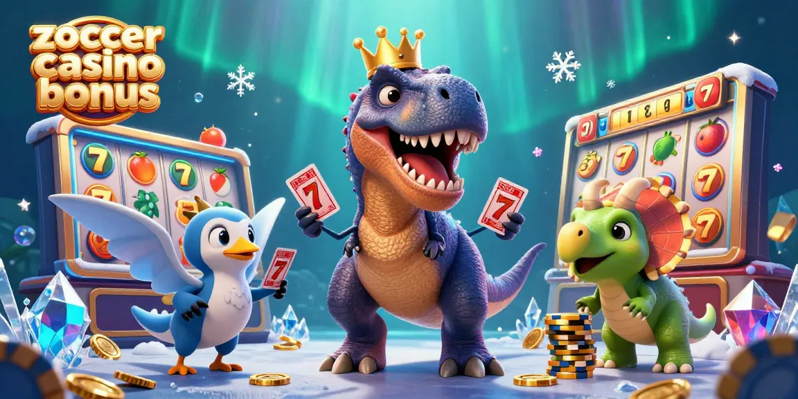 Experience the thrill of zoccer casino bonus with interactive slots, friendly cartoon dinosaurs, and dynamic game elements!