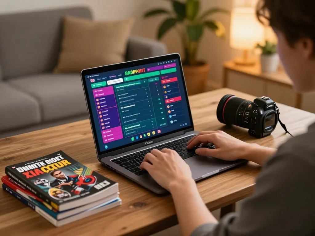 Engage in online sports betting on dn88 with vibrant interface and cozy home ambiance