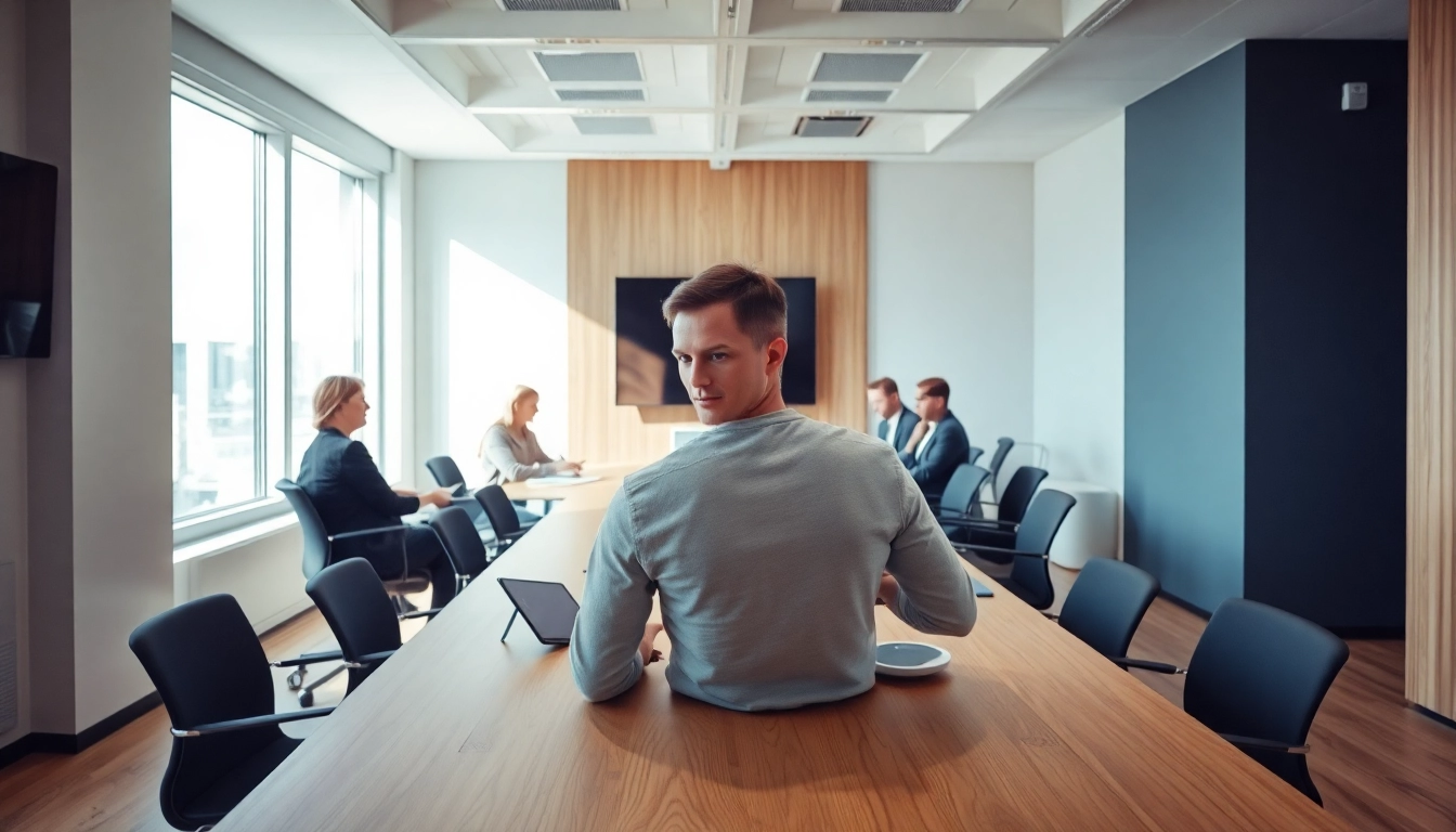 Professionelles Büro von Headhunter Köln mit einem Team bei der Arbeit.