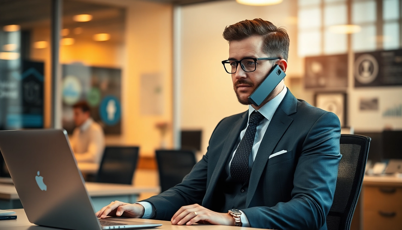 Headhunter IT vermittelt qualifizierte IT-Experten in einem modernen Büro.