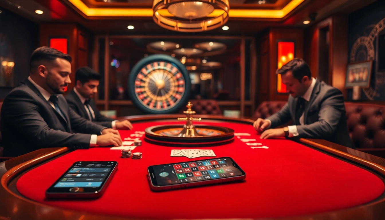 Experience the excitement of high-stakes gaming at RR88 casino tables with cards and chips.