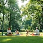 Tampines EC features a family relaxing on a picnic blanket in a park.