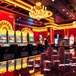 Experience the thrill of online gaming at 88i đăng nhập with vibrant slot machines and modern casino tables.