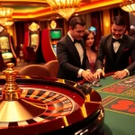 Experience the thrilling u88 roulette action with elegantly arranged poker chips in a luxurious casino setting.