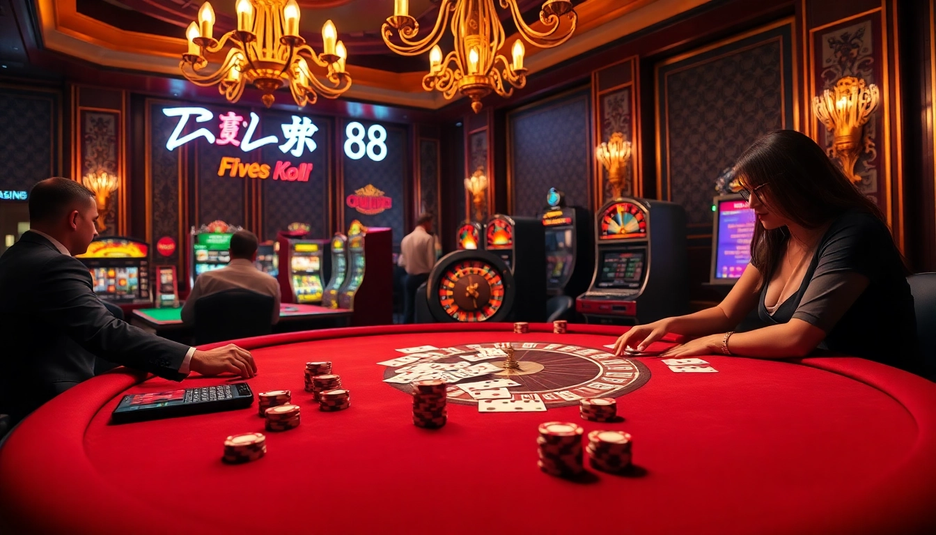 Join the excitement at Đăng ký Five88 with thrilling table games, vibrant visuals, and high-stakes action.