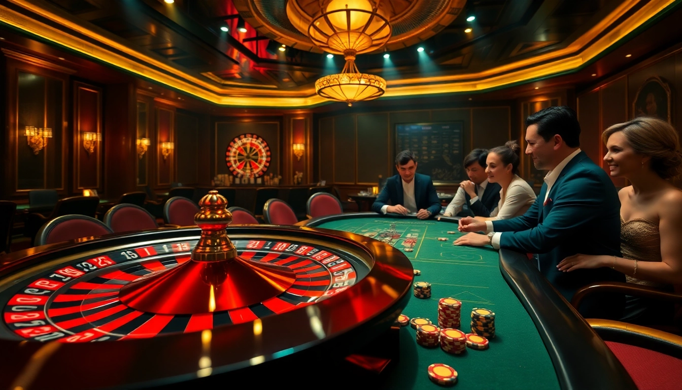 Experience the thrilling atmosphere of 23win's casino with intense gameplay and vibrant roulette.