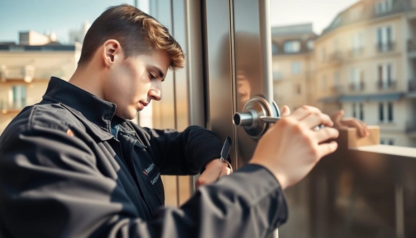 Professioneller Lockmith bei einer Türöffnung Berlin, die sicher und effizient durchgeführt wird.
