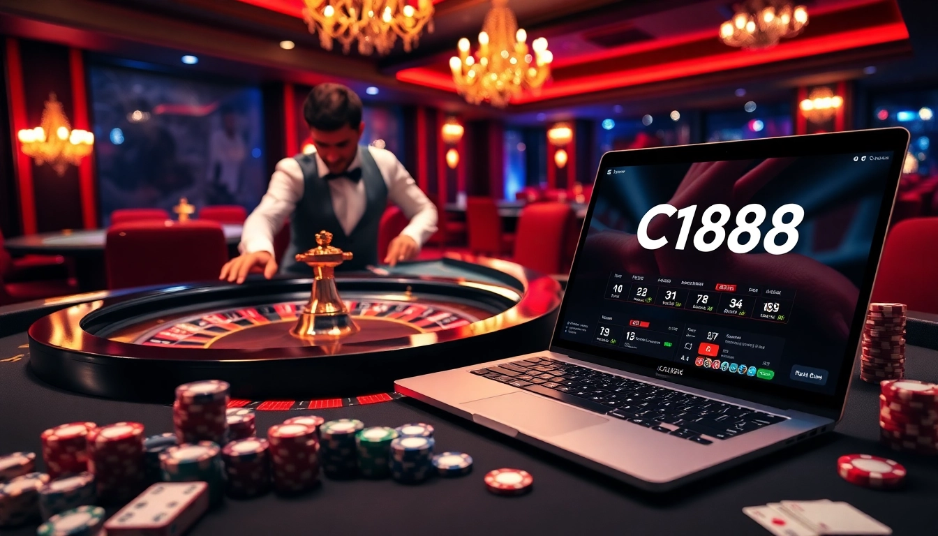 Experience the excitement of C168's luxurious casino gameplay with vibrant visuals.