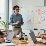 schlechte arbeitskultur erkennen und verbessern im modernen Büro mit Teamarbeit